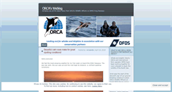 Desktop Screenshot of orcaweb.wordpress.com