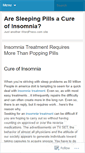Mobile Screenshot of insomniacure6.wordpress.com
