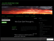 Tablet Screenshot of julienroberge.wordpress.com