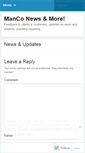 Mobile Screenshot of mancodayton.wordpress.com