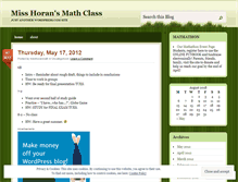 Tablet Screenshot of misshoranmath.wordpress.com