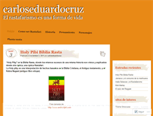 Tablet Screenshot of carloseduardocruz.wordpress.com