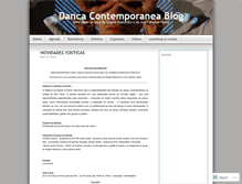 Tablet Screenshot of dancacontemporanea.wordpress.com