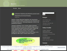 Tablet Screenshot of ilmubatubara.wordpress.com