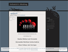 Tablet Screenshot of jolbatch.wordpress.com
