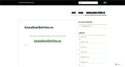 Desktop Screenshot of annasandstrom.wordpress.com