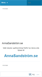 Mobile Screenshot of annasandstrom.wordpress.com