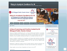 Tablet Screenshot of dcbilingualconference.wordpress.com