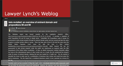 Desktop Screenshot of lawyerlynch.wordpress.com