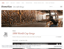 Tablet Screenshot of itsmetias.wordpress.com