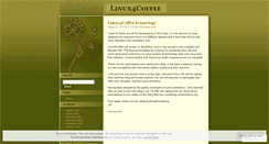 Desktop Screenshot of linux4coffee.wordpress.com