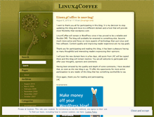 Tablet Screenshot of linux4coffee.wordpress.com