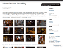 Tablet Screenshot of britneydeann.wordpress.com