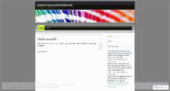 Desktop Screenshot of joeburnspublicrelations.wordpress.com