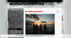 Desktop Screenshot of mallorcaextremesports.wordpress.com