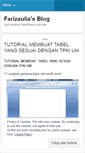 Mobile Screenshot of farizaulia.wordpress.com