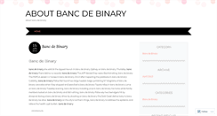 Desktop Screenshot of business.aboutbancdebinary.wordpress.com