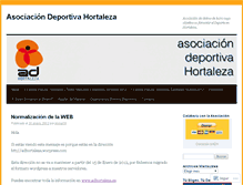 Tablet Screenshot of adhortaleza.wordpress.com