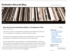 Tablet Screenshot of dickhatts.wordpress.com