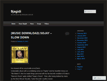 Tablet Screenshot of 9jagidi.wordpress.com