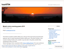 Tablet Screenshot of luzzi0704.wordpress.com
