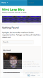 Mobile Screenshot of mindleap.wordpress.com