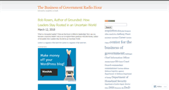 Desktop Screenshot of bizgovradio.wordpress.com