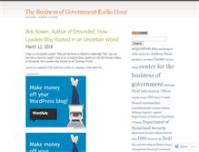 Tablet Screenshot of bizgovradio.wordpress.com