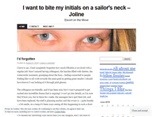 Tablet Screenshot of escortjoline.wordpress.com