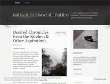 Tablet Screenshot of fallfirst.wordpress.com