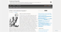Desktop Screenshot of construirensemble.wordpress.com