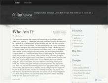 Tablet Screenshot of fallinthesea.wordpress.com