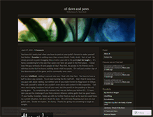 Tablet Screenshot of ofclawsandpaws.wordpress.com
