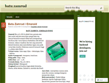 Tablet Screenshot of batuzamrud.wordpress.com