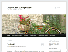 Tablet Screenshot of citymousecountryhouse.wordpress.com