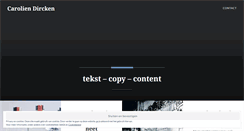 Desktop Screenshot of caroliendircken.wordpress.com