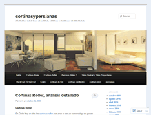 Tablet Screenshot of cortinasypersianas.wordpress.com