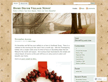 Tablet Screenshot of decorvillage.wordpress.com