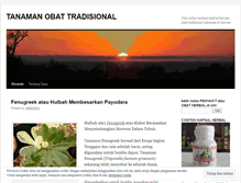 Tablet Screenshot of obatherbalnusantara.wordpress.com