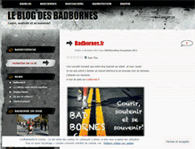 Tablet Screenshot of lesbadbornes.wordpress.com