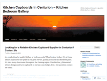 Tablet Screenshot of kitchencupboardscenturion.wordpress.com