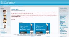 Desktop Screenshot of mrafinlayson.wordpress.com