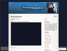 Tablet Screenshot of grasonb.wordpress.com