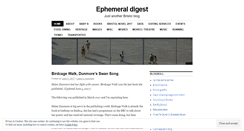 Desktop Screenshot of ephemeraldigest.wordpress.com
