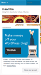 Mobile Screenshot of msamba.wordpress.com