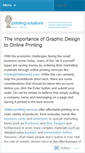 Mobile Screenshot of printingsolutionsaz.wordpress.com