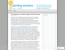 Tablet Screenshot of printingsolutionsaz.wordpress.com