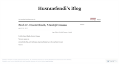 Desktop Screenshot of husnuefendi.wordpress.com