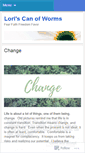 Mobile Screenshot of loriscanofworms.wordpress.com