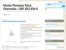 Tablet Screenshot of mesinpenetastelurotomatis3.wordpress.com